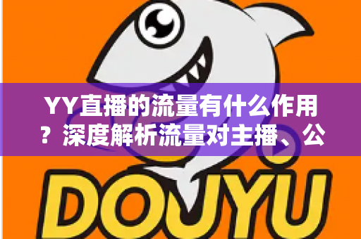 YY直播的流量有什么作用？深度解析流量对主播、公会与平台的核心价值