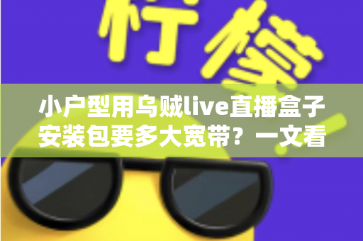 小户型用乌贼live直播盒子安装包要多大宽带?一文看懂带宽需求与装机攻略 小户型用乌贼live直播盒子安装包要多大宽带?一文看懂带宽需求与装机攻略