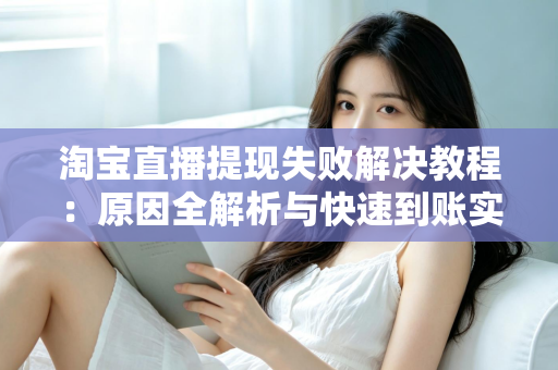 淘宝直播提现失败解决教程：原因全解析与快速到账实用指南