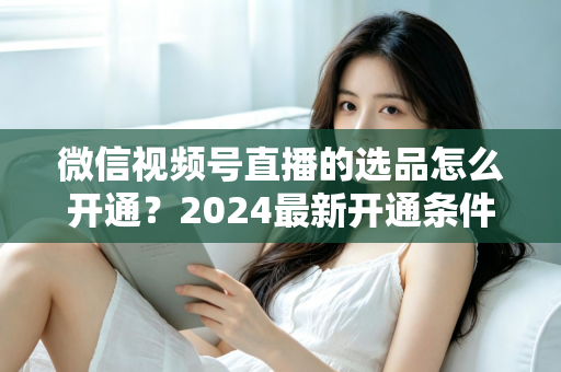 微信视频号直播的选品怎么开通?2024最新开通条件、详细步骤与选品实战技巧全解析 微信视频号直播的选品怎么开通?2024最新开通条件、详细步骤与选品实战技巧全解析