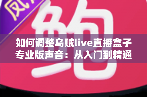 如何调整乌贼live直播盒子专业版声音：从入门到精通的完整音频设置指南
