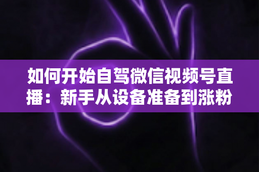 如何开始自驾微信视频号直播:新手从设备准备到涨粉变现的完整实战指南 如何开始自驾微信视频号直播:新手从设备准备到涨粉变现的完整实战指南