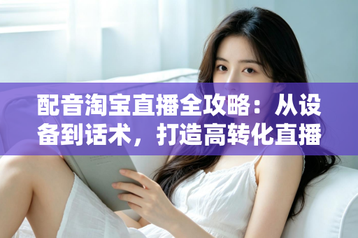 配音淘宝直播全攻略：从设备到话术，打造高转化直播间的声音营销指南