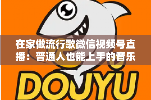 在家做流行歌微信视频号直播：普通人也能上手的音乐副业指南