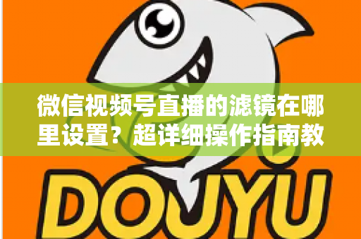 微信视频号直播的滤镜在哪里设置？超详细操作指南教你快速找到美颜与滤镜入口