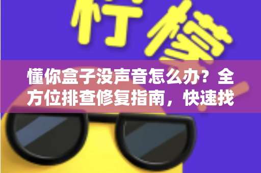 懂你盒子没声音怎么办？全方位排查修复指南，快速找回清晰音效